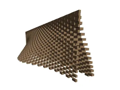 Parametric Wall 3D model
