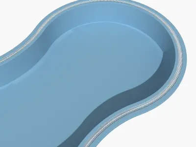 Swimming pool 10 3D model purchase