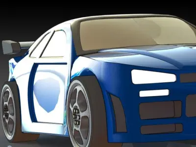 Nissan Skyline R34 Free 3D print model