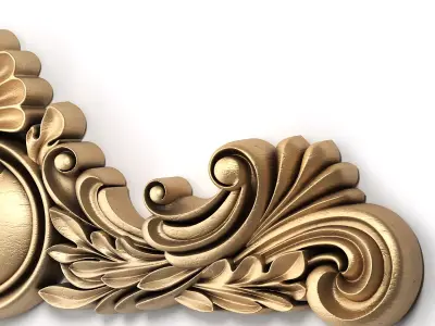 Carved decor 4 3D model