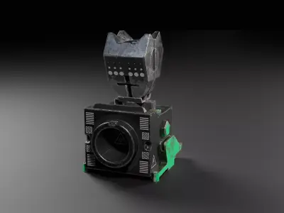 Device satelite generator vol2 Low-poly 3D model