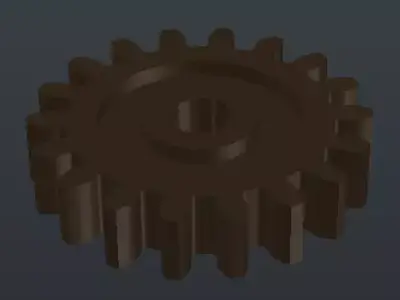 Gear model 3D print model