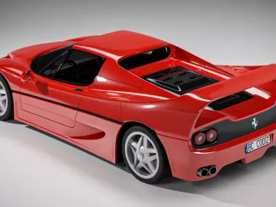 Ferrari F50 1995 3D model 3D model