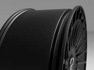 Vossen S21-12 car ring Low-poly 3D model