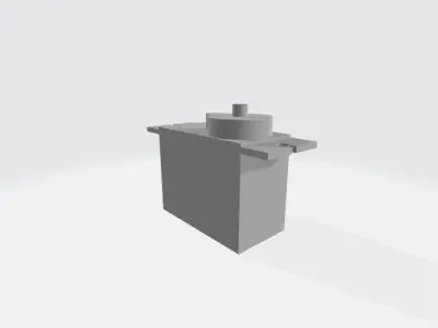 servo motor 3D model