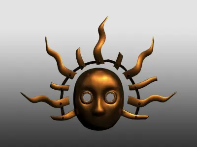 Sun Mask 3D model