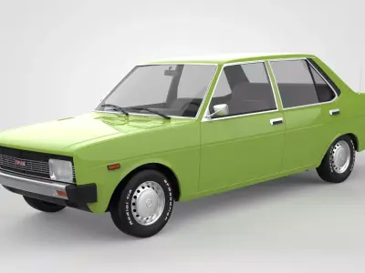Fiat 131 1974 3D model