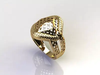 Fancy Womens Rings Plain Rings Ready STL 3DM Models Rings 3D print model 8
