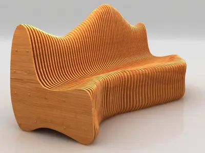 Parametric Sofa  3D model