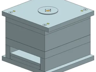 2-Plate Plastic Injection Molding Equipment 3D model