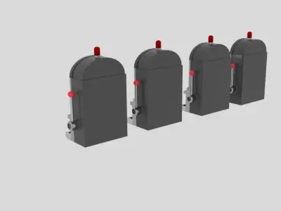 Jumbo Slot Low-poly 3D model