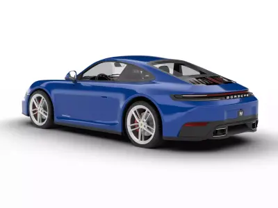 Porsche 911 Carrera T Club Coupe 2026 3d model 3D model