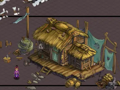 Game Kunlun Snow Mountain - House 62 3D model