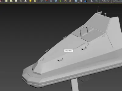 boat model 3D model