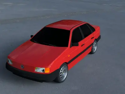 Volkswagen Passat B3 HDRI 3D model