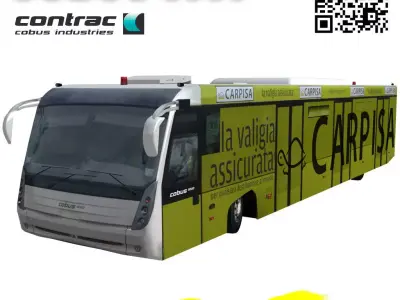 Cobus 3000 Caprisa paint Low-poly 3D model