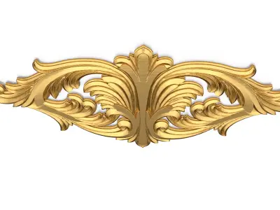 carved classic decorative ornament cnc 3d printing stl 43 3D model