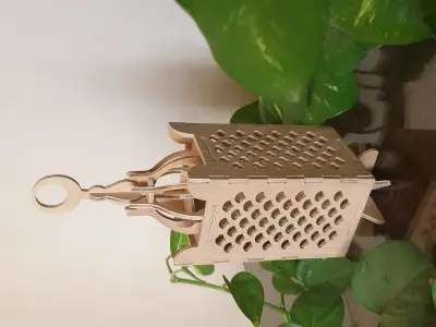 Arabian Lantern Low-poly 3D model