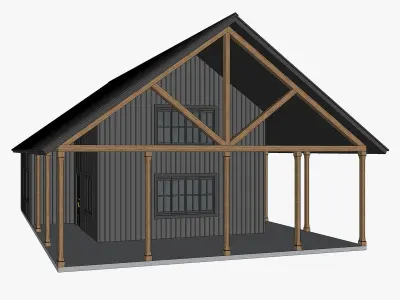 Barndominium House 003-Archimple LLC 3D model