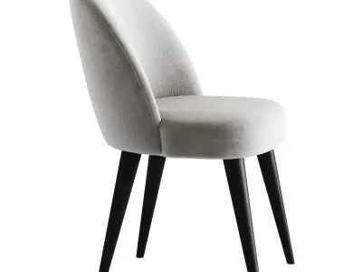 Dining soft chair Timon II 3D model