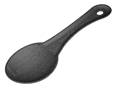 Premium Serving Spoon 3D print model