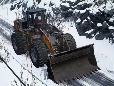 ZBL Big Loader v1 - Unreal Engine Project Low-poly 3D model