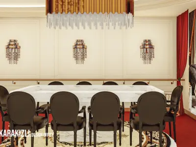  Luxury Mafia-Inspired Boardroom and Lounge  3D model