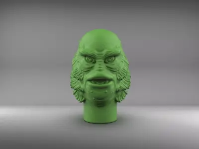 Creature From The Black Lagoon Gear Shifter Knob 3D print model