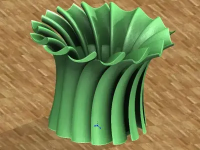 Turbine Vase Planter for 3D Printing 3D print model