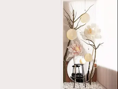 flower decor 3D model