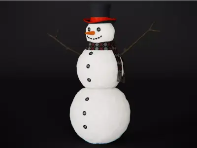 Snowman 3d Model 3D model