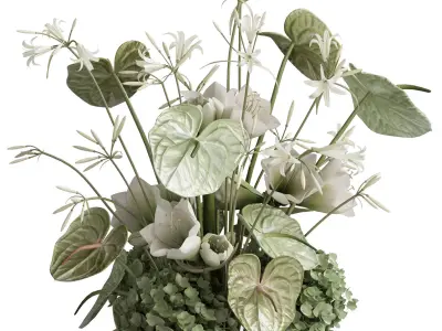 Flower In Vase 81 3D model