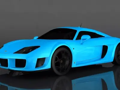 Noble M600 Low-poly 3D model