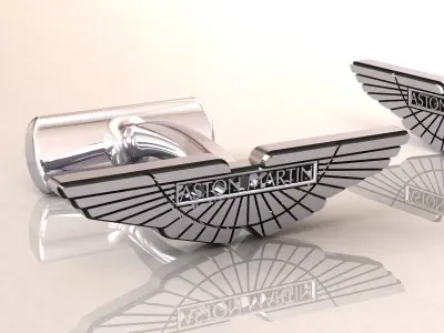 Cufflinks Aston Martin 3D print model