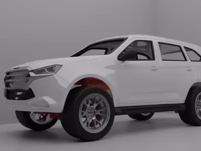 2021 Isuzu MuX 3D print model