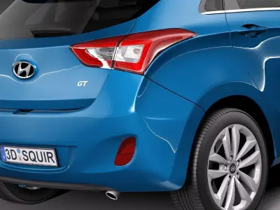 Hyundai Elantra GT 2016 3D model