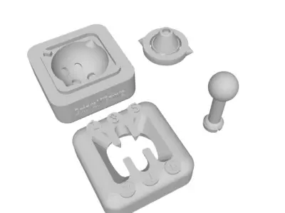 Stick Shifter Toy 3D print model