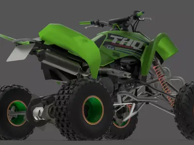 Takashi 450R  Custom Sport Racing Bike 3D Model Low-poly 3D model