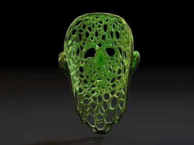 Zombie mask 3D print model