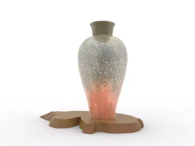 Shigaraki-like jar 3D model