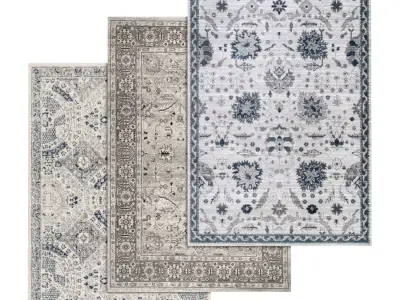 Rug Set 1544 3D model