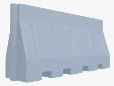 Barriers 2 lego brick 3D model