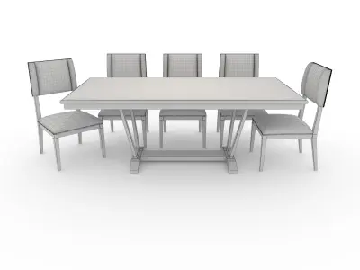 Dining Set 5 3D model