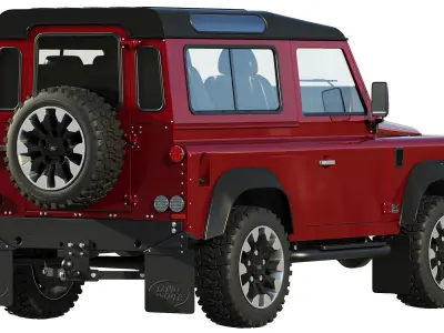 Land Rover Defender Works V8 3D model