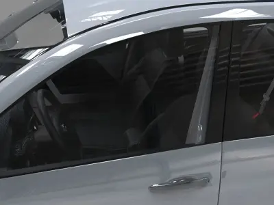 2012 Coda EV Electric Car Low-poly 3D model