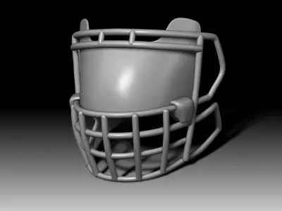 Oakley Visor and Facemask II for NFL Riddell  Speed helmet 3D print model