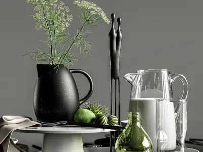 Table setting 3D model