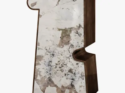 Kelly Wearstler ternion traid tercet side table 3D model