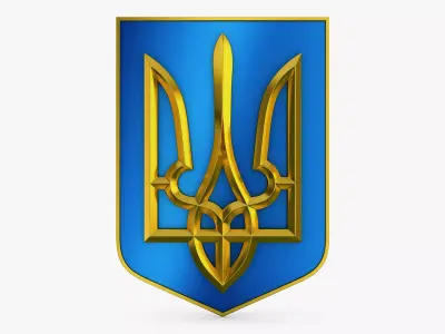 Ukraine State Emblem M 3 3D model