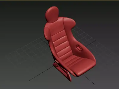 Lollipop Porsche Seat 3D model